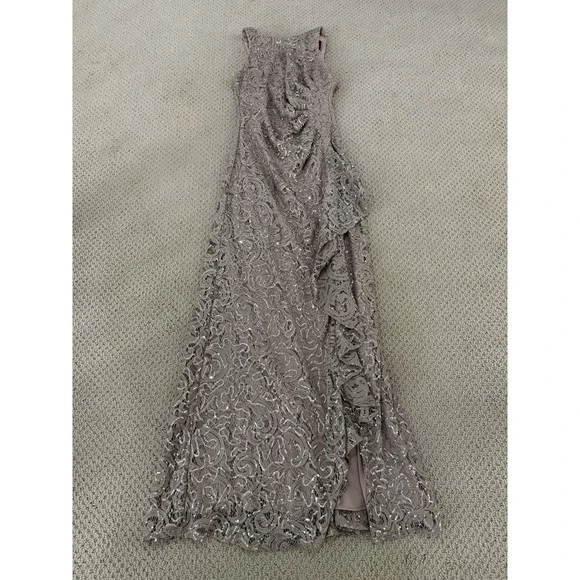 alex evenings women formal long dress size 2 - Picture 3 of 10